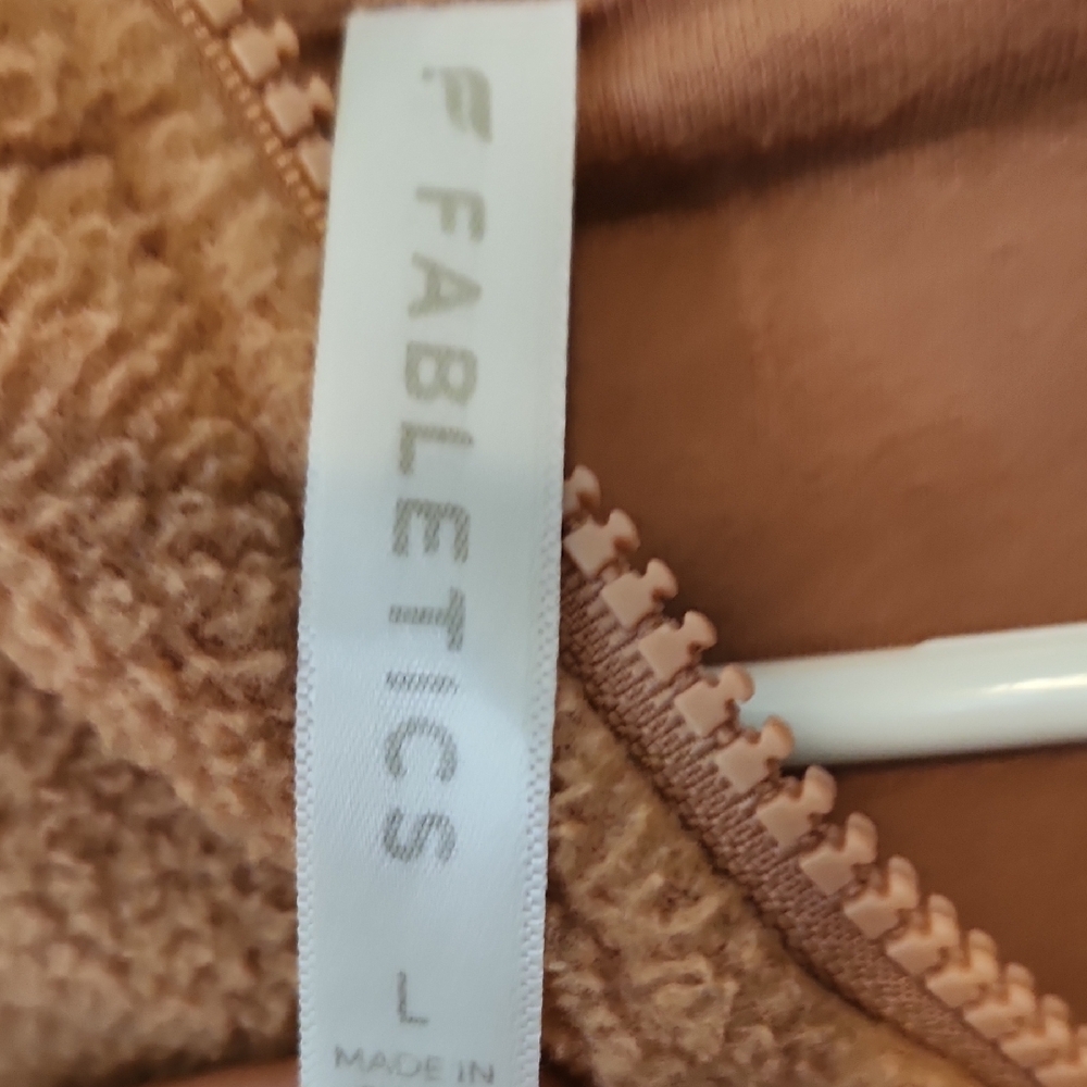 Fabletics Tan Textured Jacket - Picture 2 of 5